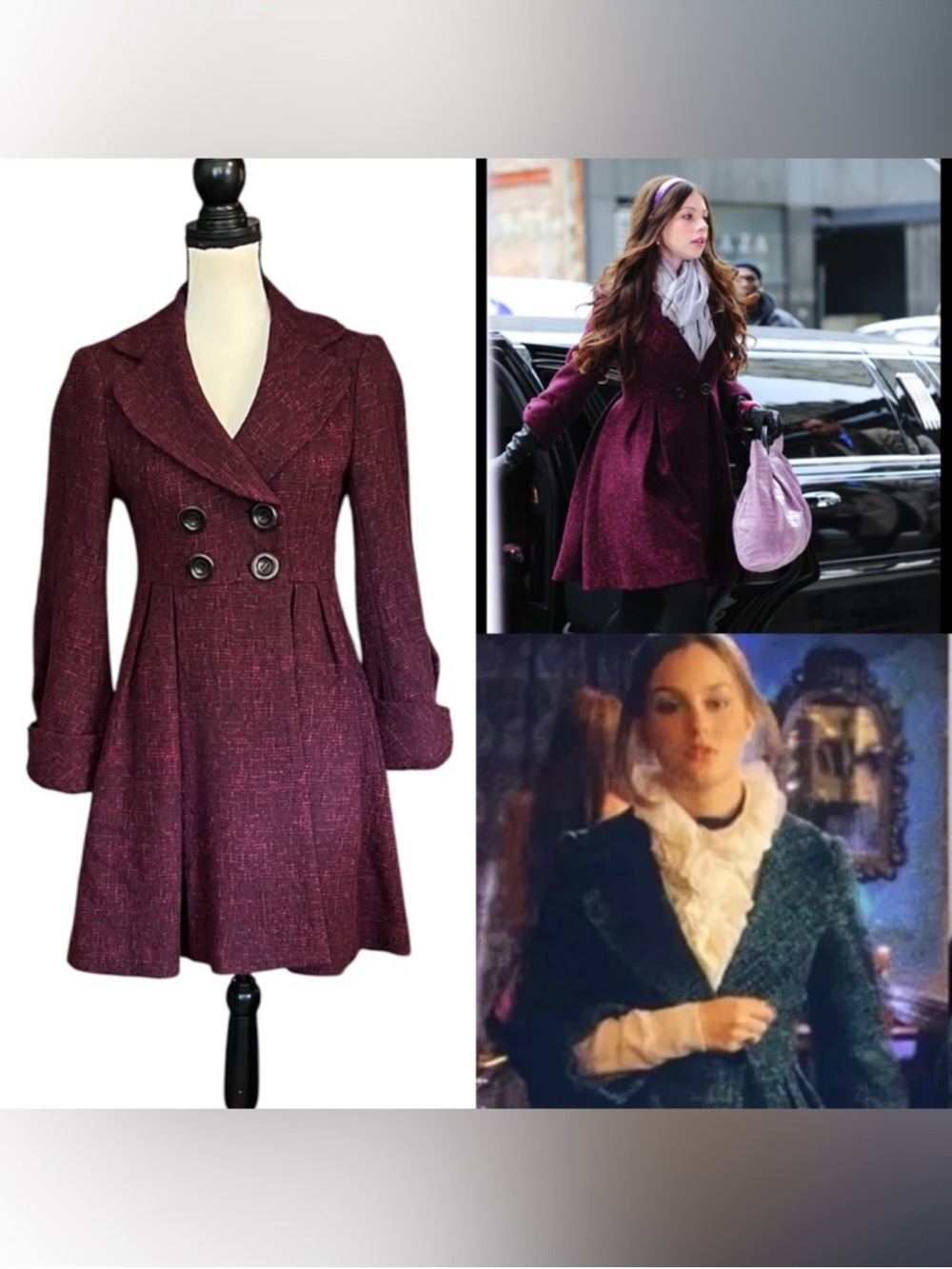 Vintage Nanette Lepore Coat ASO Blair Waldorf & Georgina Sparks Gossip Girl